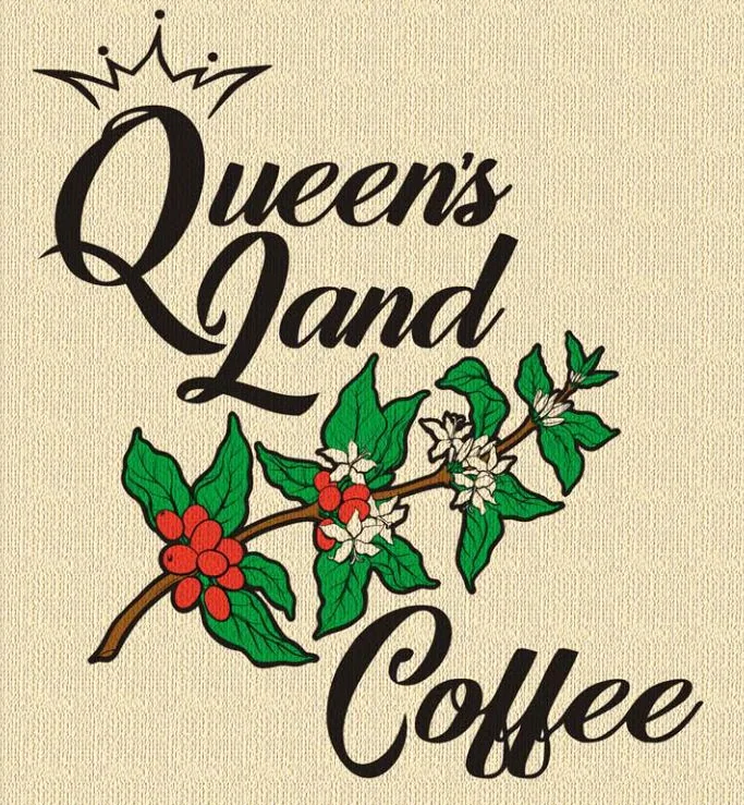 Queen's Land Coffee logo: